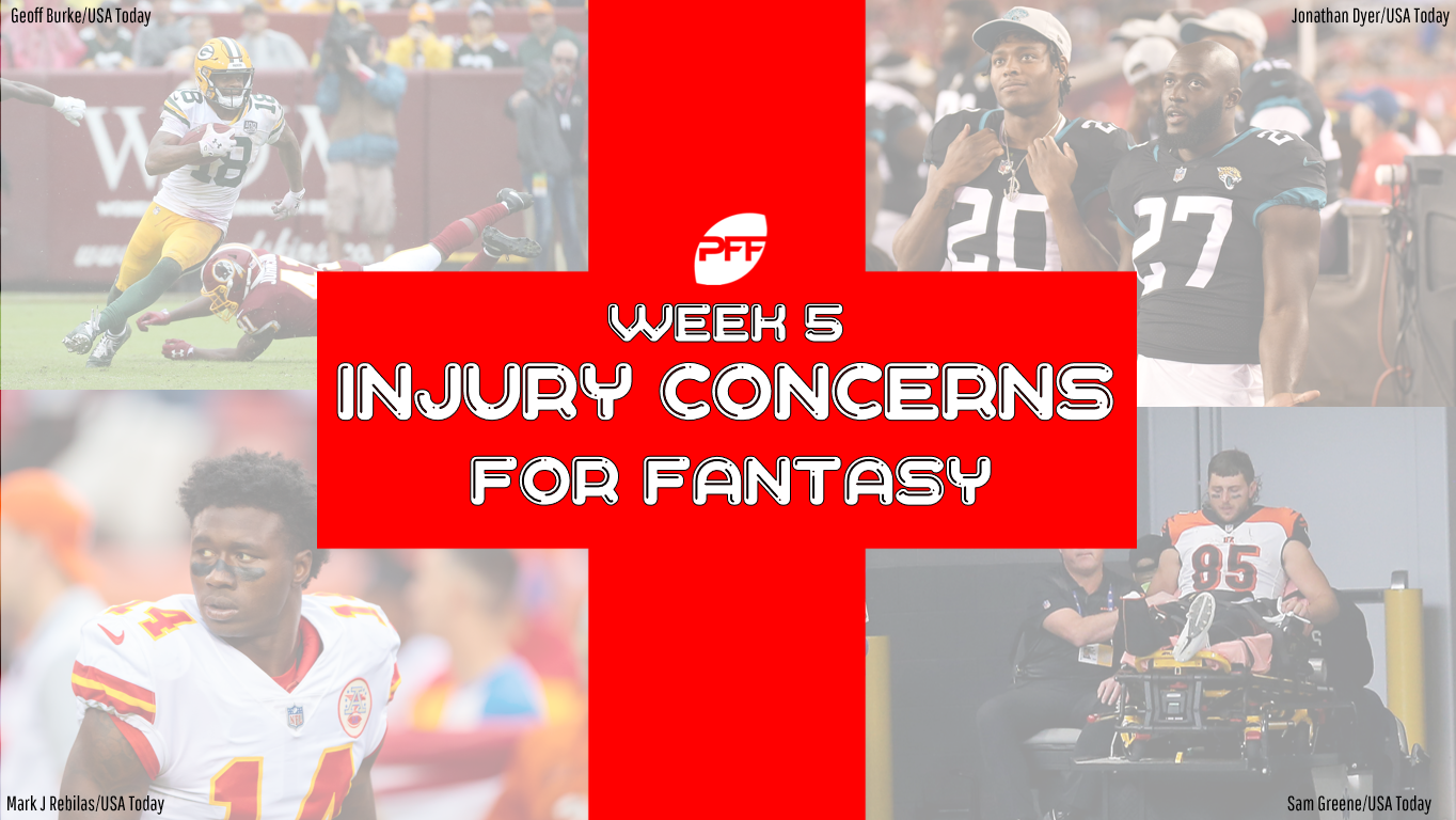 Week 5 Fantasy football injuries to watch | Fantasy Football News ...